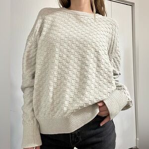Prana Grey Knit Sweater